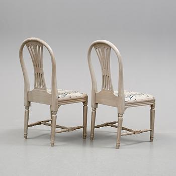 STOLAR, 6st, gustaviansk stil, 1900-tal.