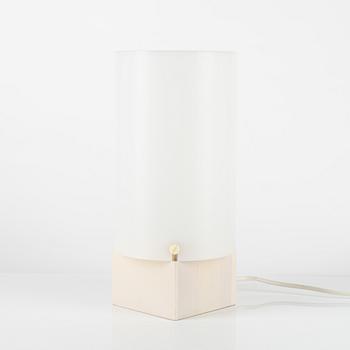 Uno & Östen Kristiansson, a pine and acrylic table light, Luxus, Vittsjö.