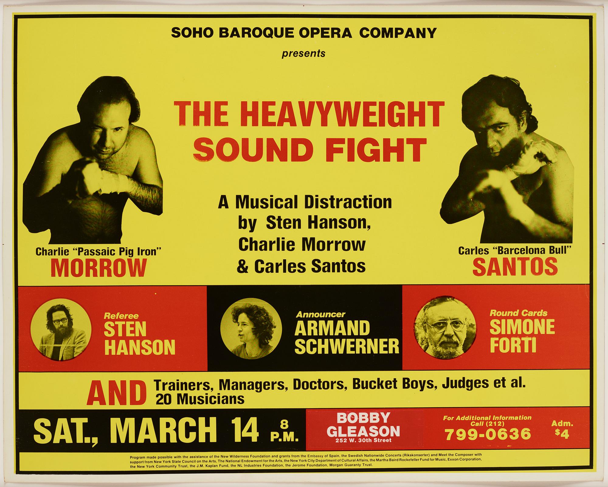 Sten Hanson, "The Heavyweight Sound Fight".