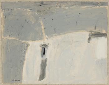 Albert Bitran, gouache, signed and dated 1959.