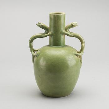 EVA JANCKE BJÖRK, vas, glaserad keramik, Bo Fajans, Gefle.