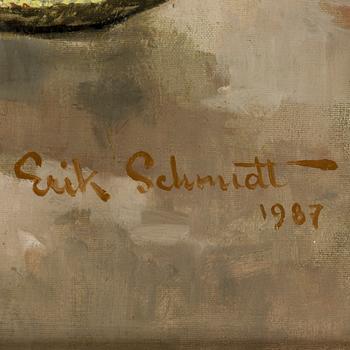 ERIK SCHMIDT, oil on canvas, signed and dated 1987.