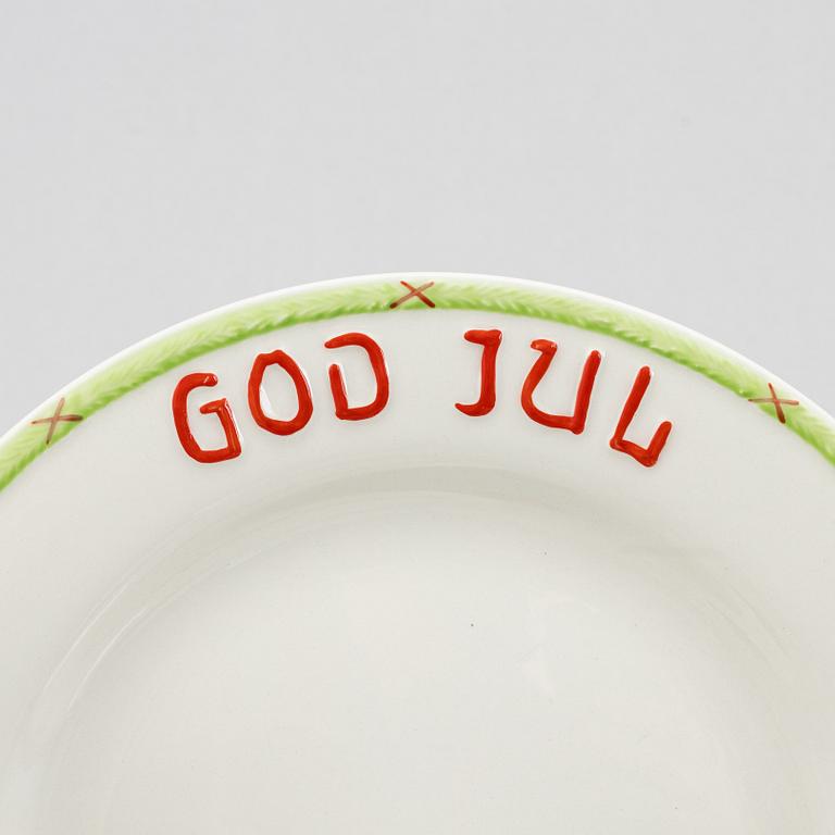 A Christmas Dinner Porcelaine Service, "God Jul", Gustavsberg (36 pieces).