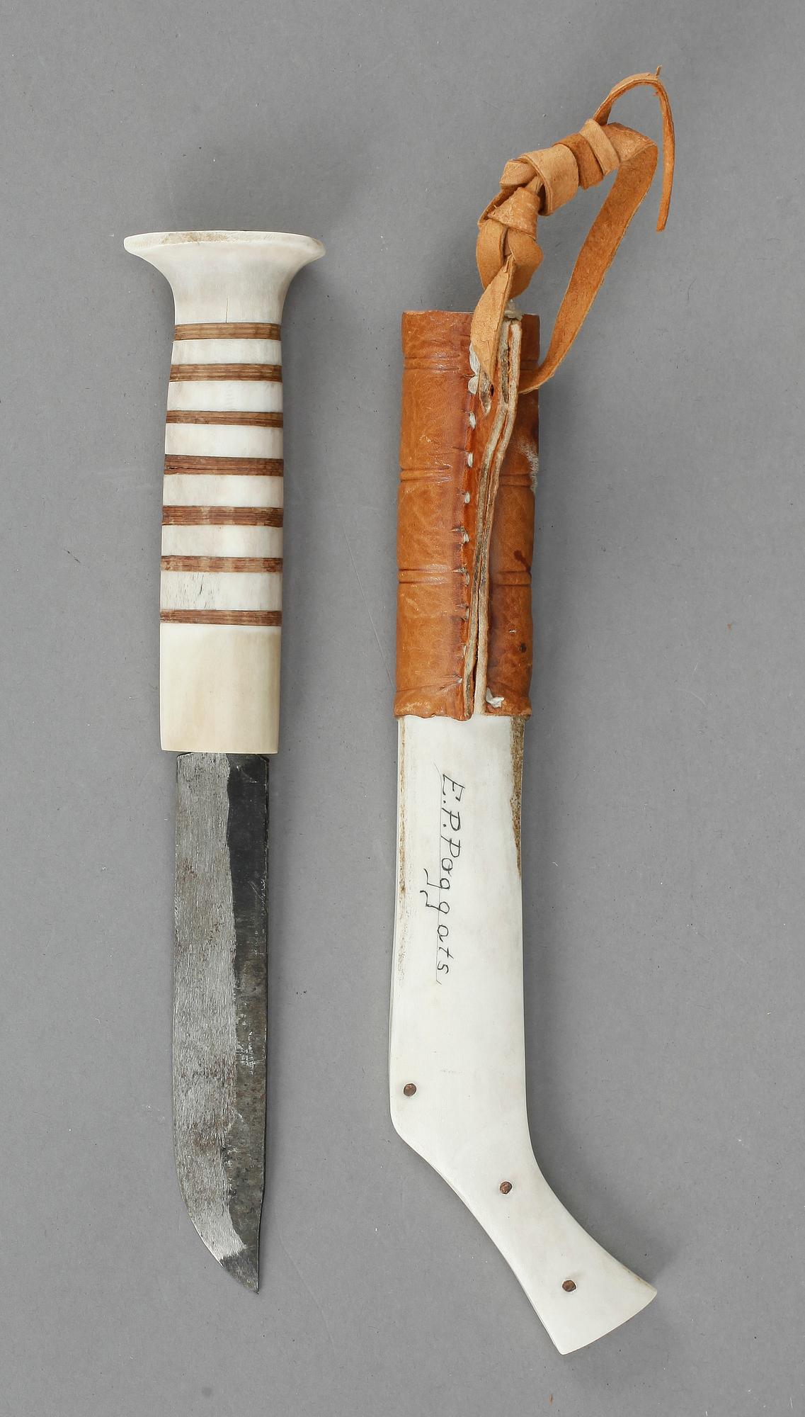 SAMEKNIV, signerad E.P Poggats.