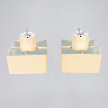 A pair of Itsu 'AA 59' ceiling lights, Finland, mid-20th Century.