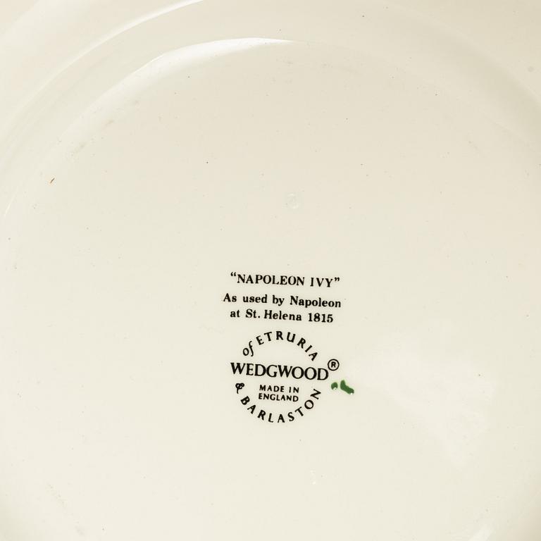 A 22-piece 'Napoleon Ivy' tea service, Wedgwood, England.