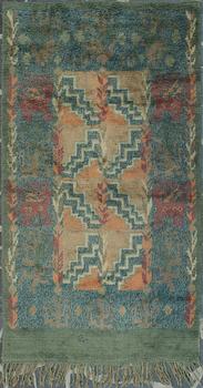 LAILA KARTTUNEN, a Finnish long pile rug for Wetterhoff 1930. Circa 300x163 cm.