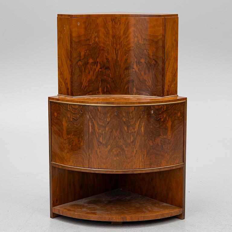 Elias Barup, barskåp, funkis, Reiners Möbelfabrik, Mjölby, 1930/40-tal.