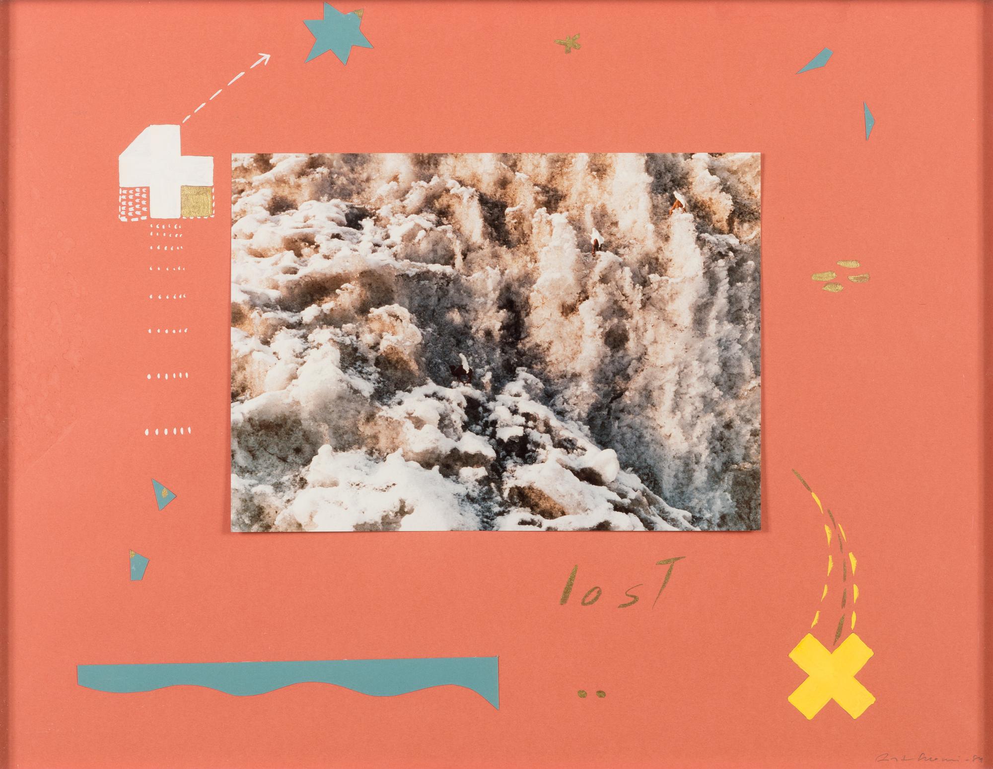 Risto Suomi, triptych, mixed media, signed and dated -84.