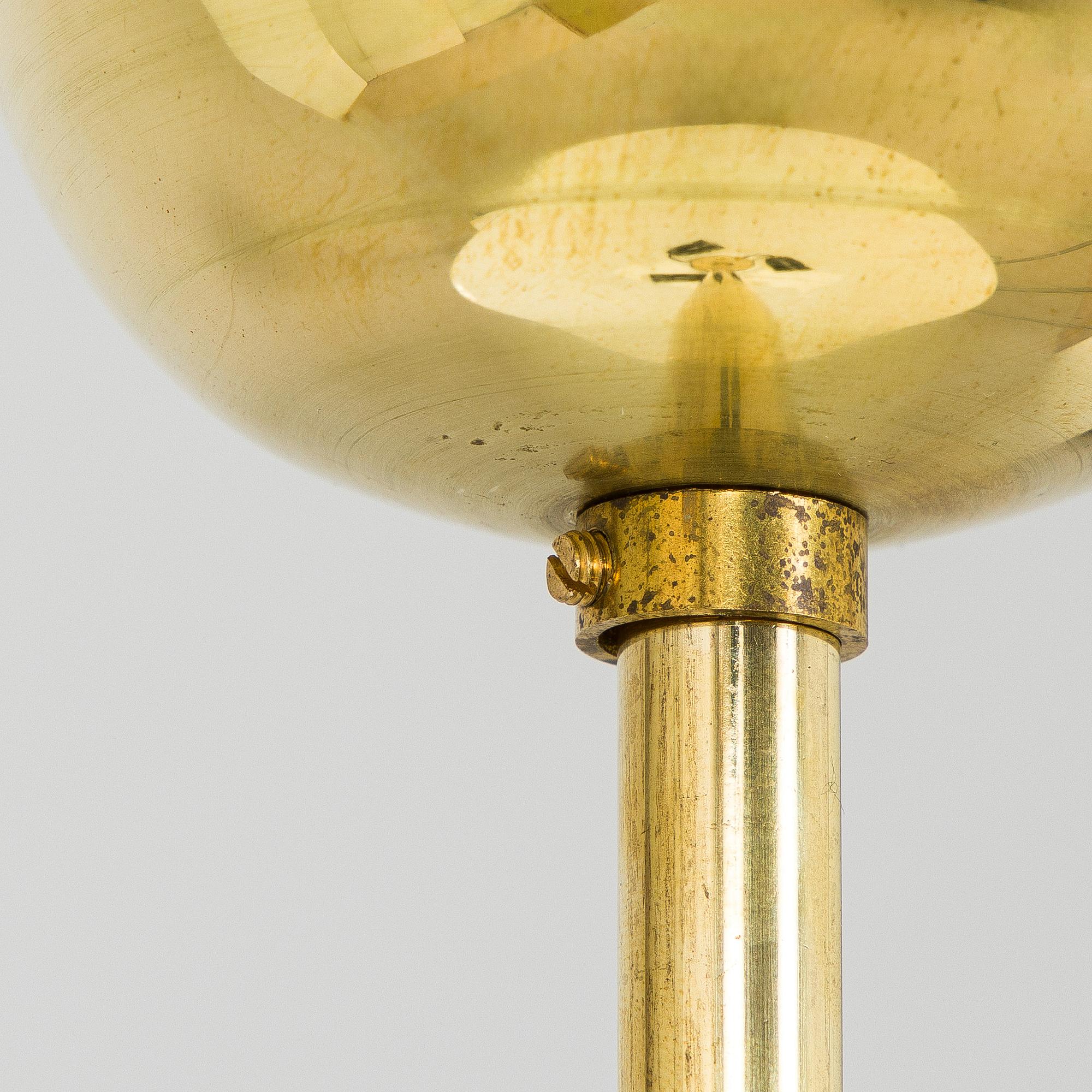 Paavo Tynell, a mid-20th century ceiling light for Taito, Finland.