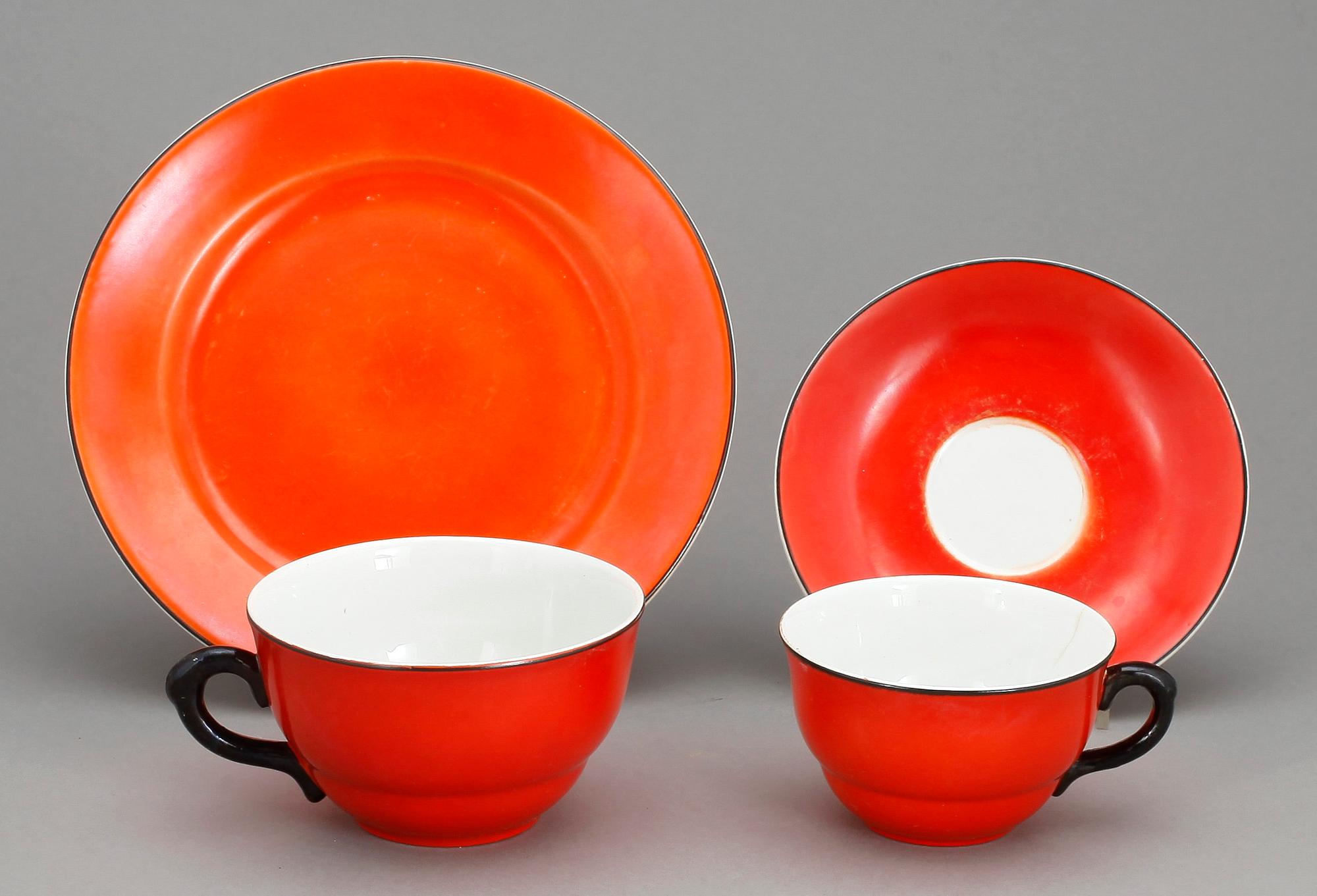 KAFFESERVIS, 29 delar, porslin, Gefle.