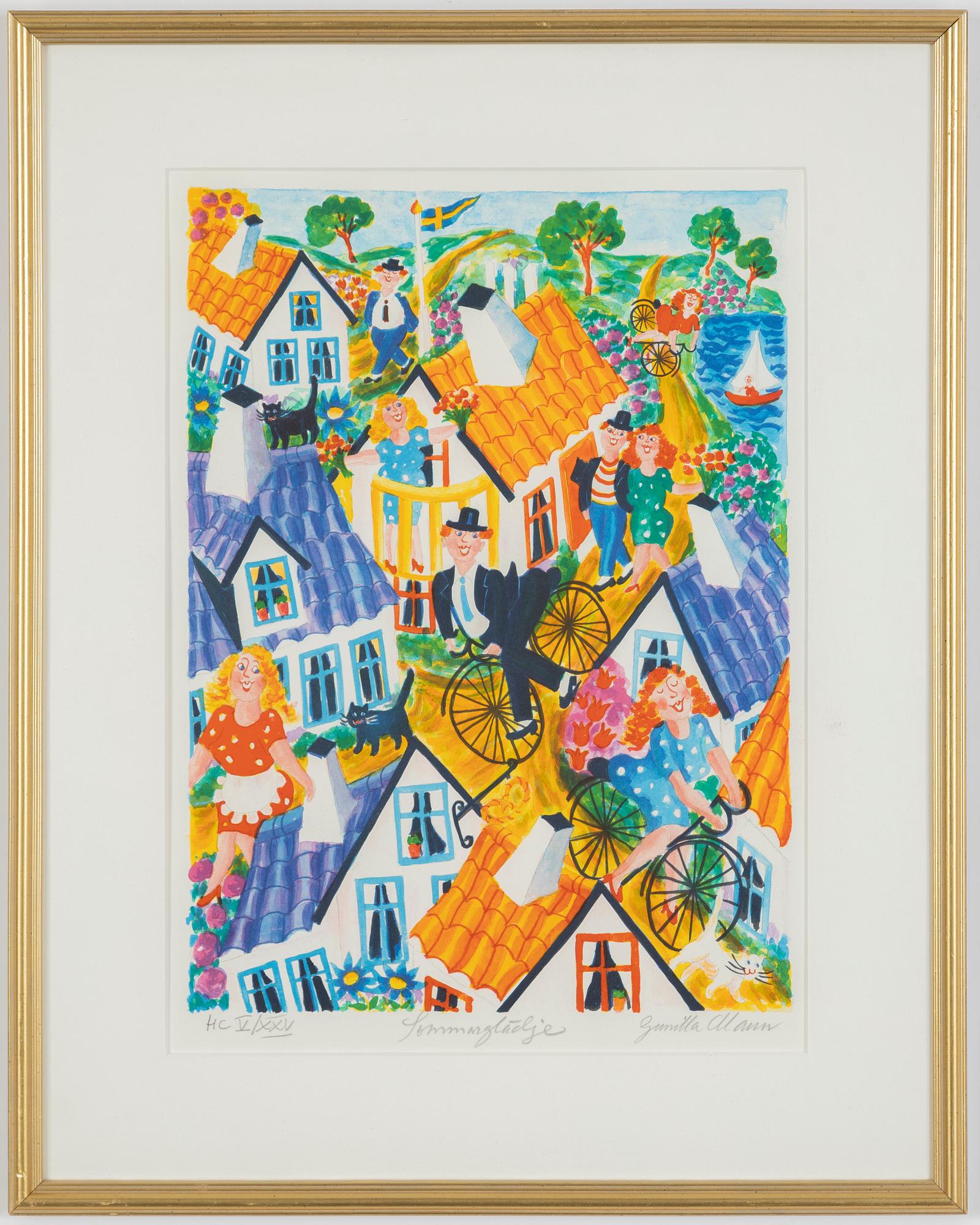 Gunilla Mann, "Sommarglädje".