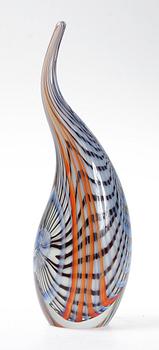 VAS, glas, Venini, Murano, Italien, 1900-talets andra hälft.