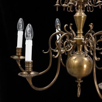 Ljuskrona, barockstil, 1900-tal.