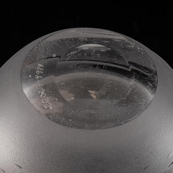 Vicke Lindstrand, vas, glas. Kosta, 1950-tal.