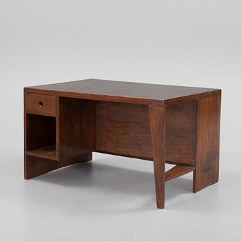 A 1950s 'Pigeonhole' desk designed by Pierre Jeanneret, Chandigarh, India.