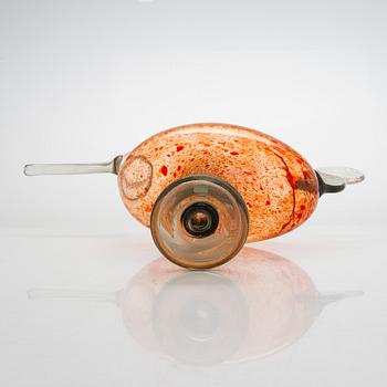 Oiva Toikka, A glass bird, signed Oiva Toikka Nuutajärvi Notsjö.