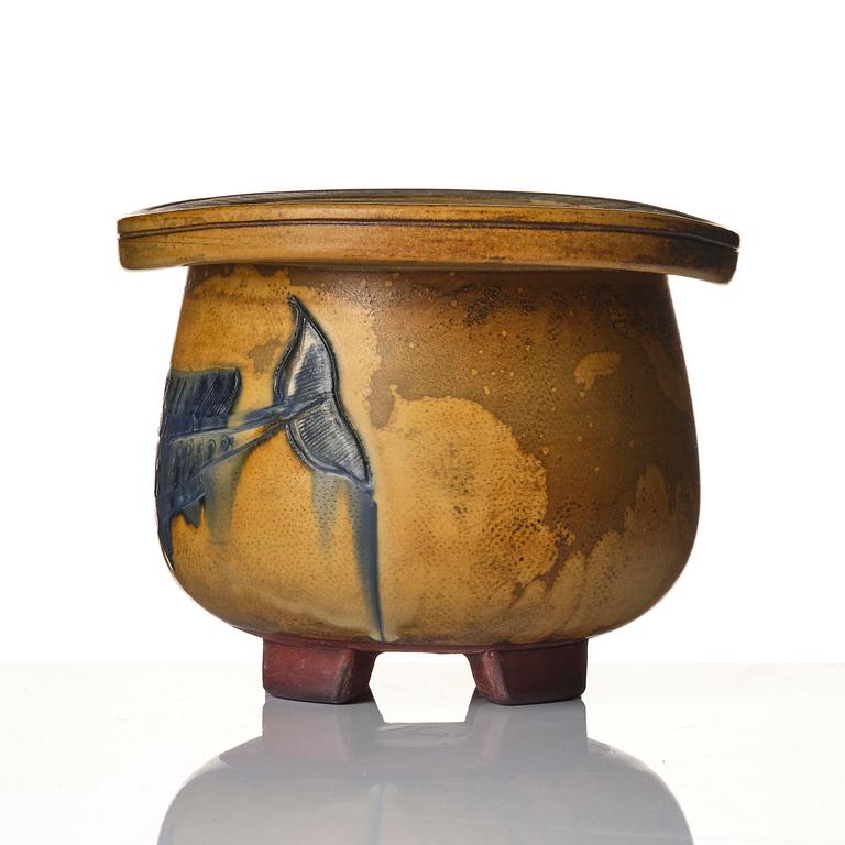 Wilhelm Kåge, a Farsta stoneware urn, Gustavsberg Studio 1953, provenance Wilhelm Kåge.