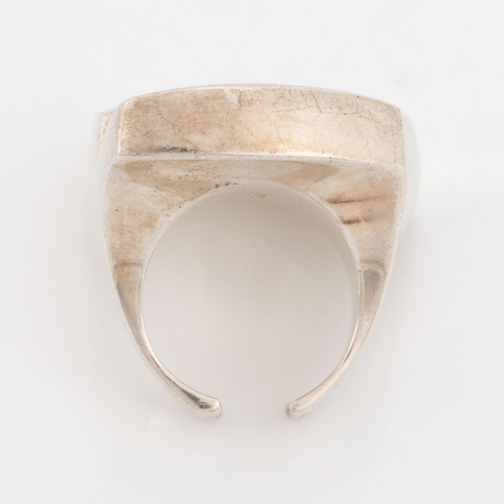 Poul Havgaard, Lapponia, ring, sterling silver.