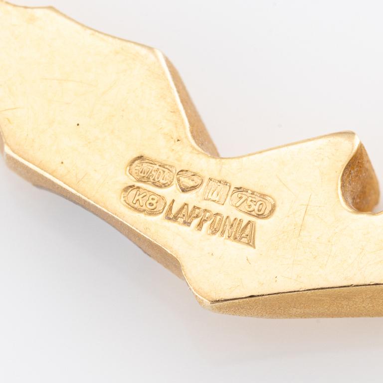 Lapponia collier, 18K guld och platina.