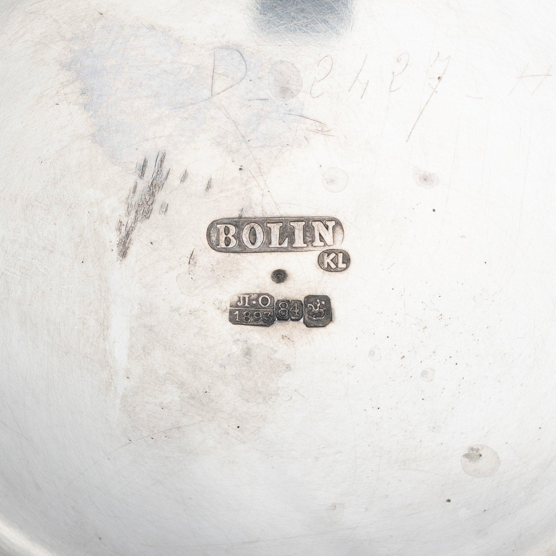 A very fine silver Wine cooler, workmaster Konstantin Linke, C.E. Bolin, Moscow 1893.