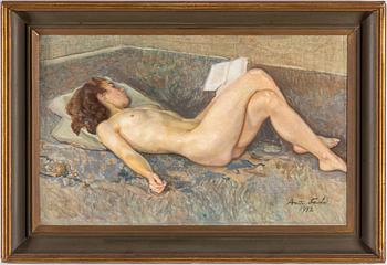 ANTTI FAVÉN, oil on canvas on paper-panel, signed and dated 1942.