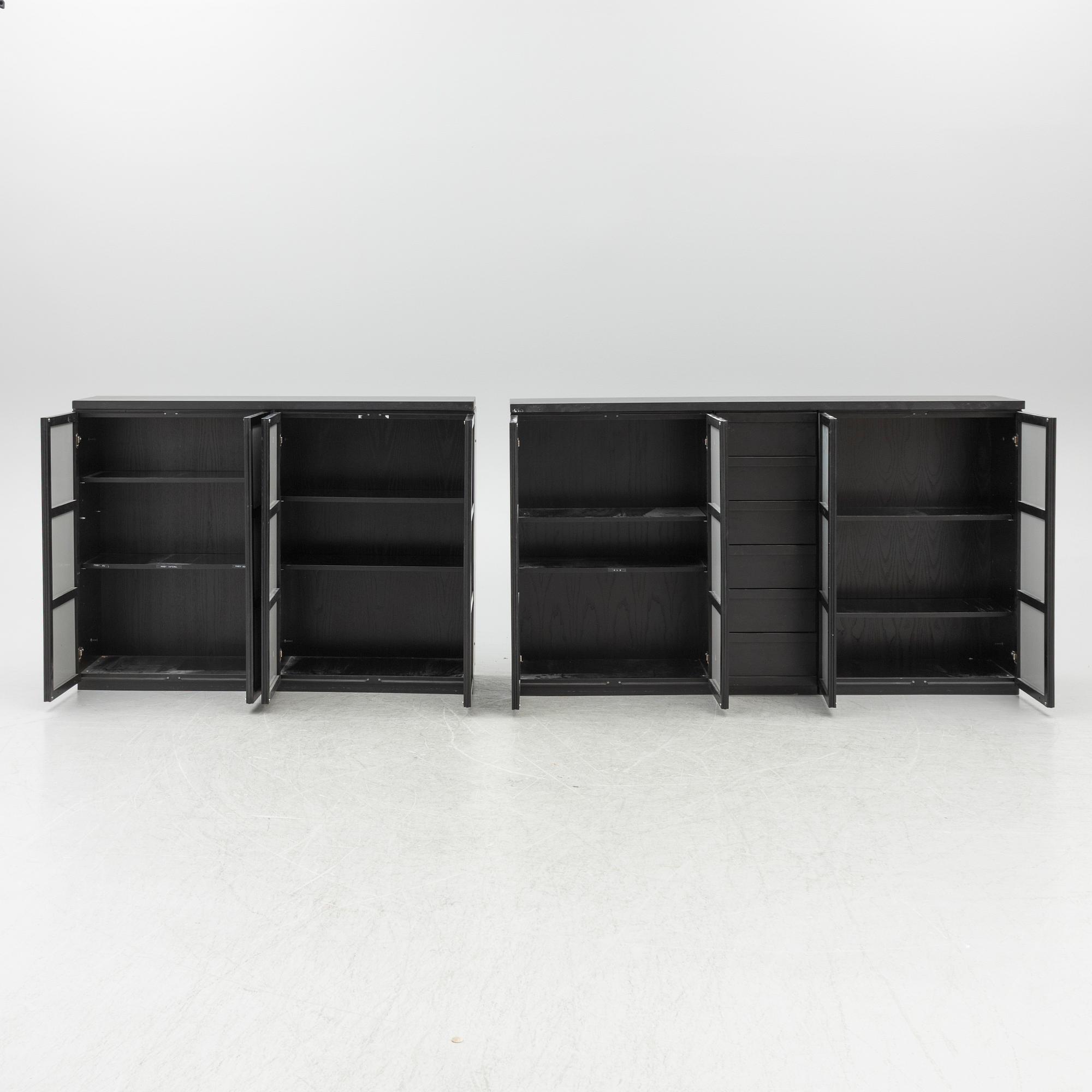 Titti Fabiani, bookcase, 5 sections, "Book", Ideal Form Team.