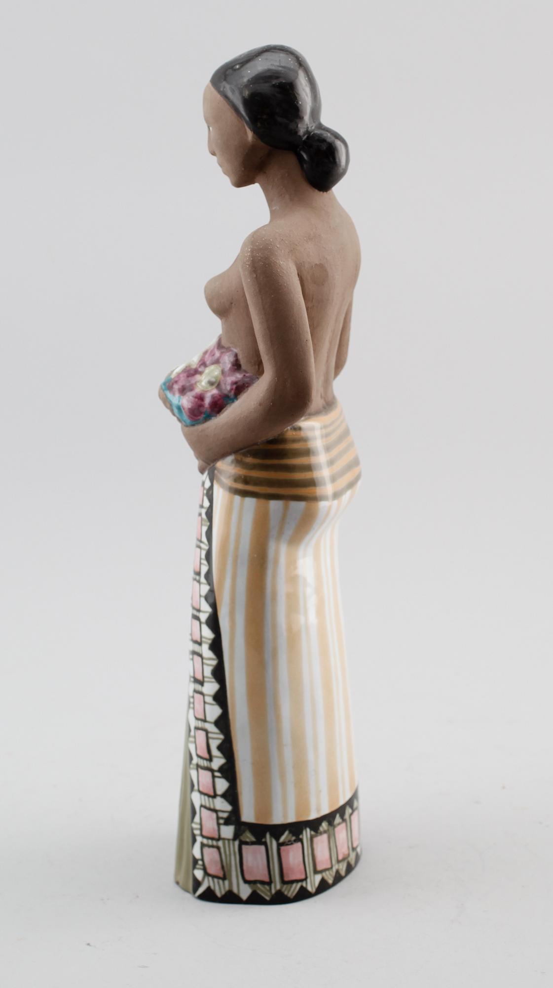 FIGUR, keramik, Mari Simmulson, Upsala-Ekeby.