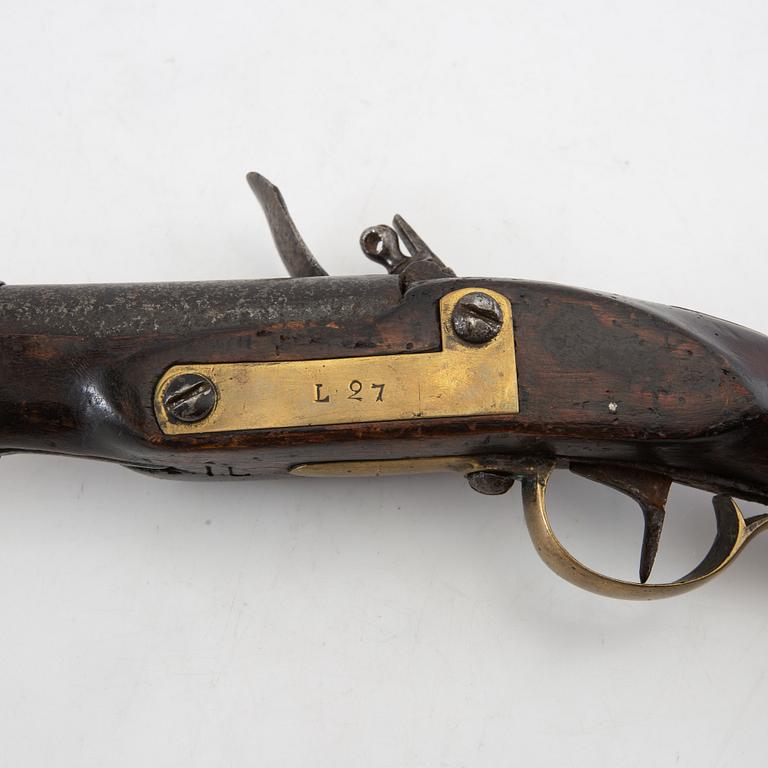 Flintlock pistol, Swedish, m/1816 for the Skåne Carabiniers.