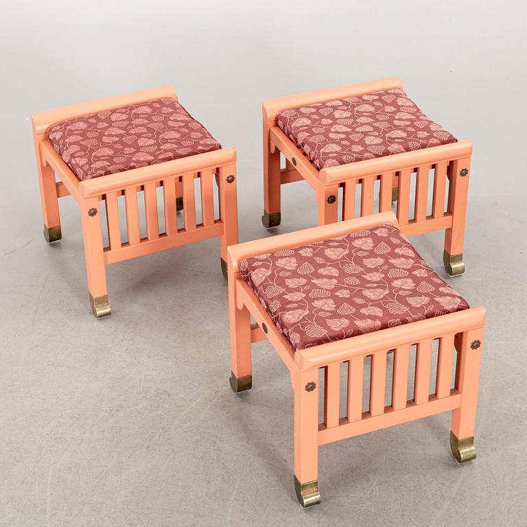 KERSTIN HÖRLIN-HOLMQUIST, 3 stools, "The Eden Collection".