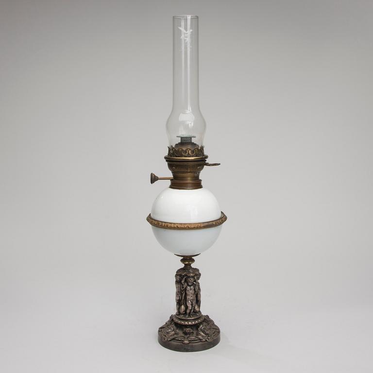 OLJELAMPA, Elkington, Mason & Co, 1842-1861.