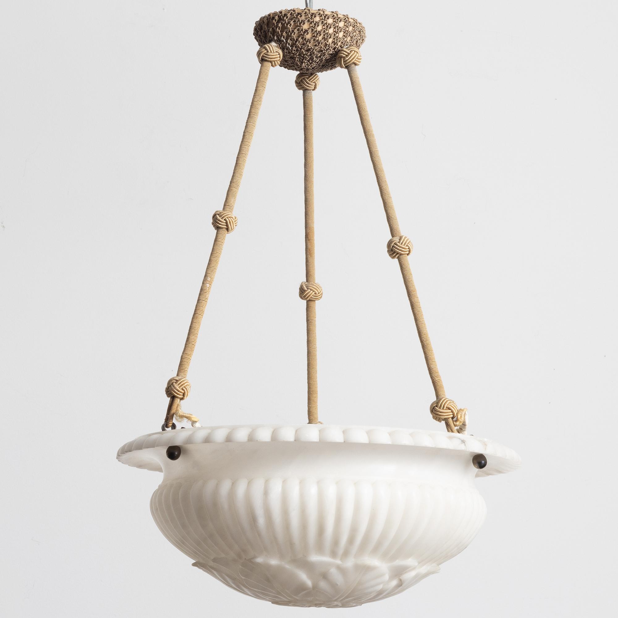 A ceiling lamp, 1920s.