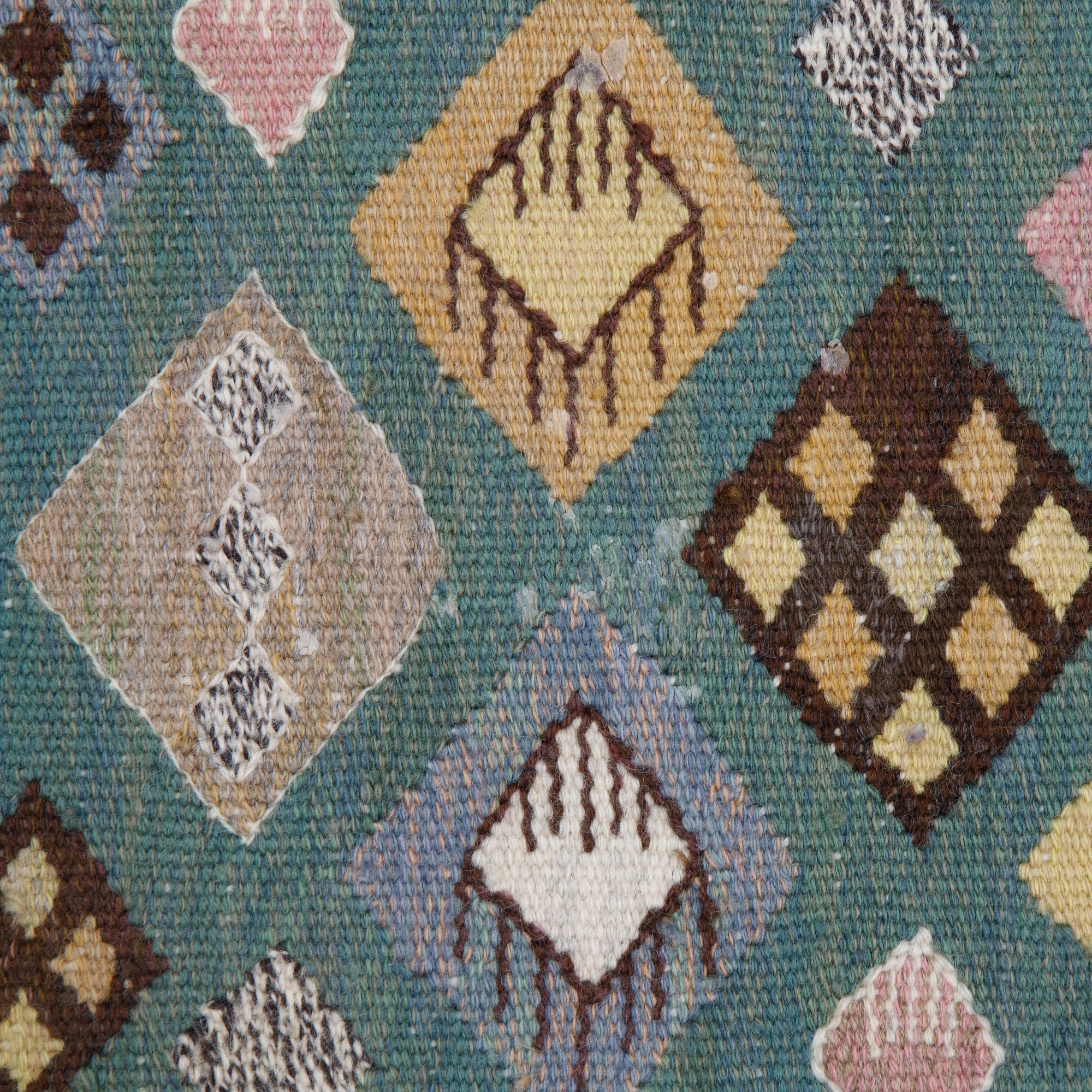 Märta Måås-Fjetterström, a textile, "Knoppen", tapestry weave, ca 33,5-34,5 x 51 cm, signed AB MMF.