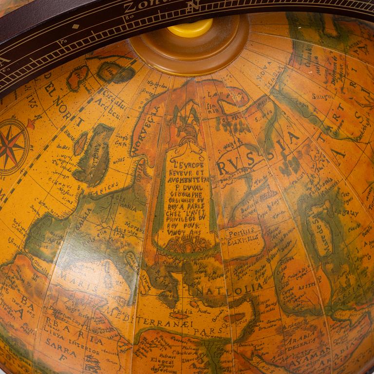 Bar globe, late 20th century.