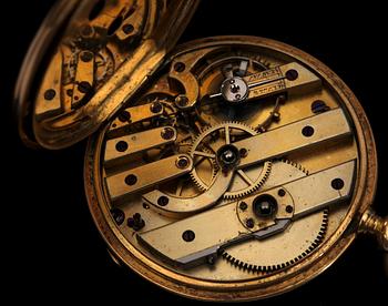 HERRFICKUR, 18 K guld. Sign Girard á Genève.