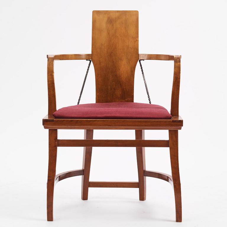 Carl Westman, attributed, armchair, Art Nouveau, 1920s..