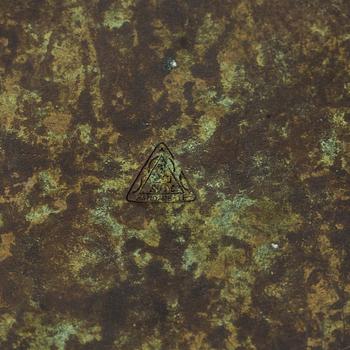 A bronze Art Deco vase, Svenska Metallverken, 1920's/30's.