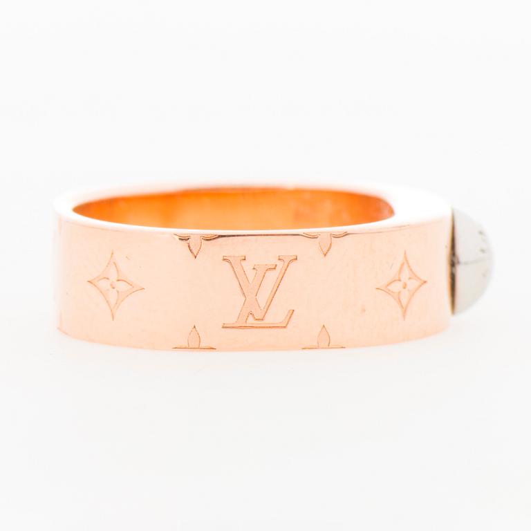 LOUIS VUITTON, "Nanogram Pink Gold", RING, storlek S.