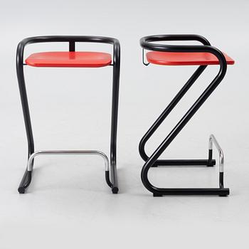 Börge Lindau & Bo Lindekrantz, barstolar, 4 st, "S70-3", Lammhults Möbel AB, 1990.