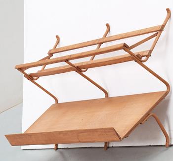 Two Bruno Mathsson birch shelves, Firma Karl Mathsson, 1940-50's.