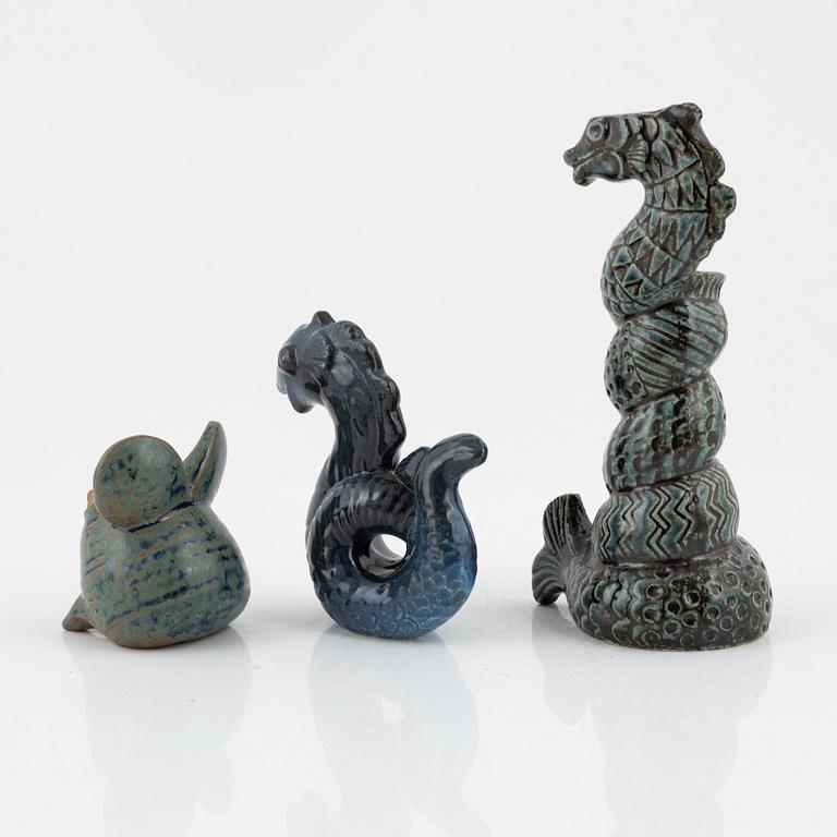 Lisa Larson, parti om tolv figuriner , Gustavsberg.