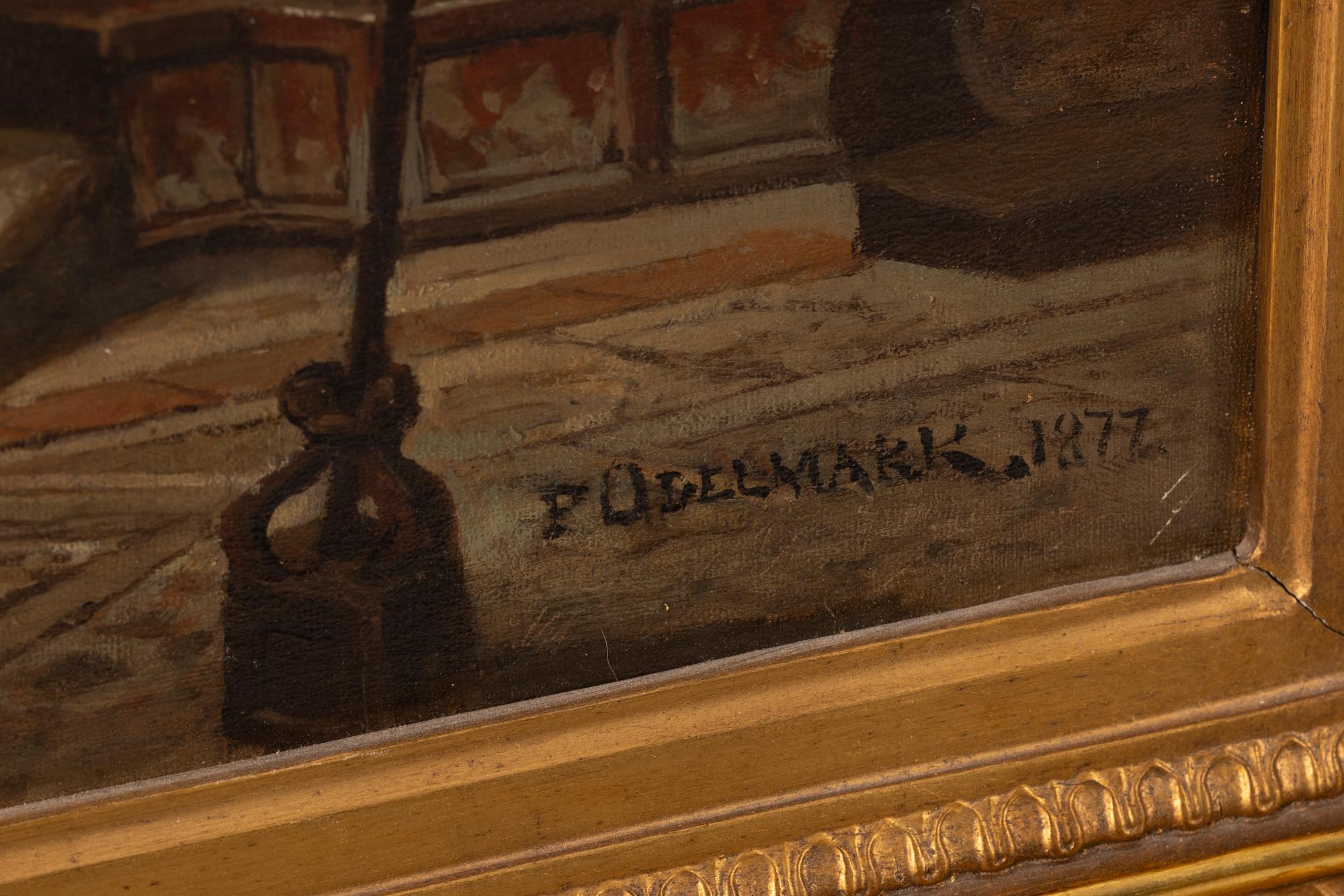 Frans Wilhelm Odelmark, Church interior.