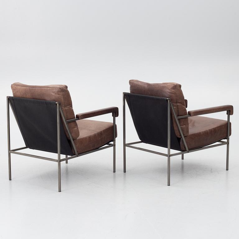 Jonas Ihreborn, a pair of 'Seventy-Five' armchairs, 2017.