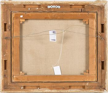 OKÄND KONSTNÄR, olja på duk, signerad P.B. Anker och daterad 1854.