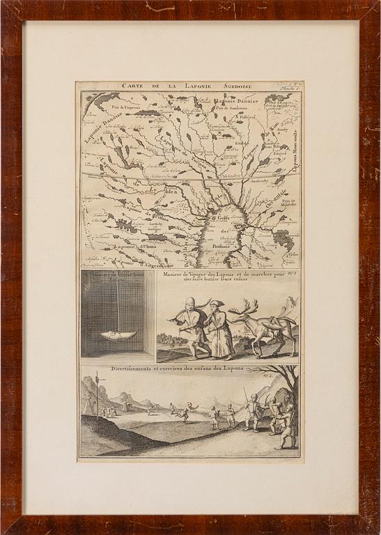 Henri Abraham Chatelain, "Carte de la Laponie Suedoise".