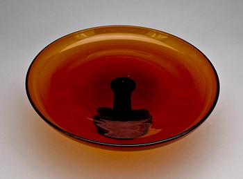 TÅRTFAT, glas, Erik Höglund, 1900-talets andra hälft.