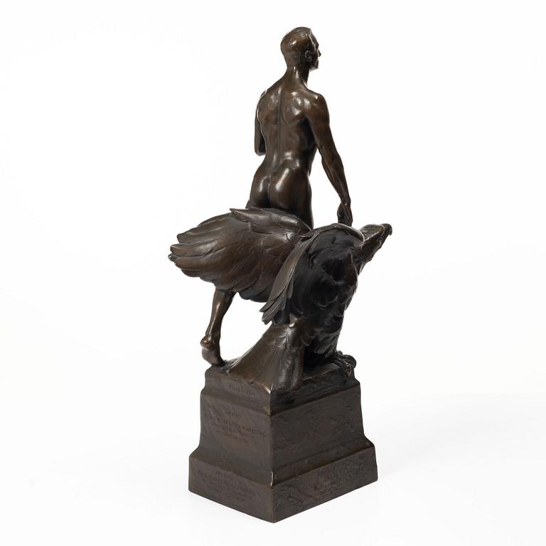 Alfred Ohlson, Athlete with Eagle.