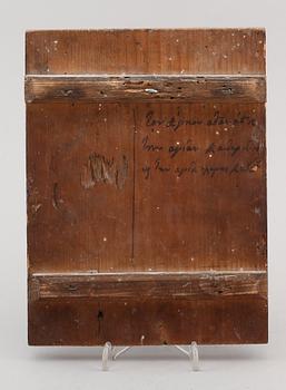 IKON, olja på pannå, sannolikt Grekland, 1900-tal.