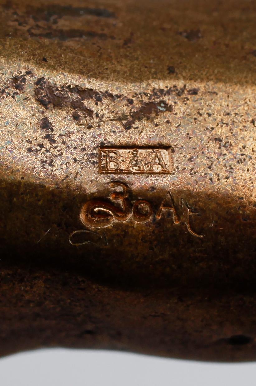 BO ÅKE ADAMSSON, skulptur, mässing, signerad och stämplad.