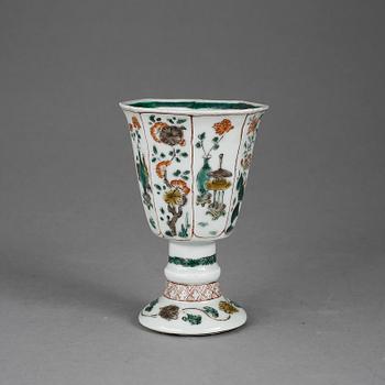 KALK, porslin, Kina, Kangxi (1662-1722).
